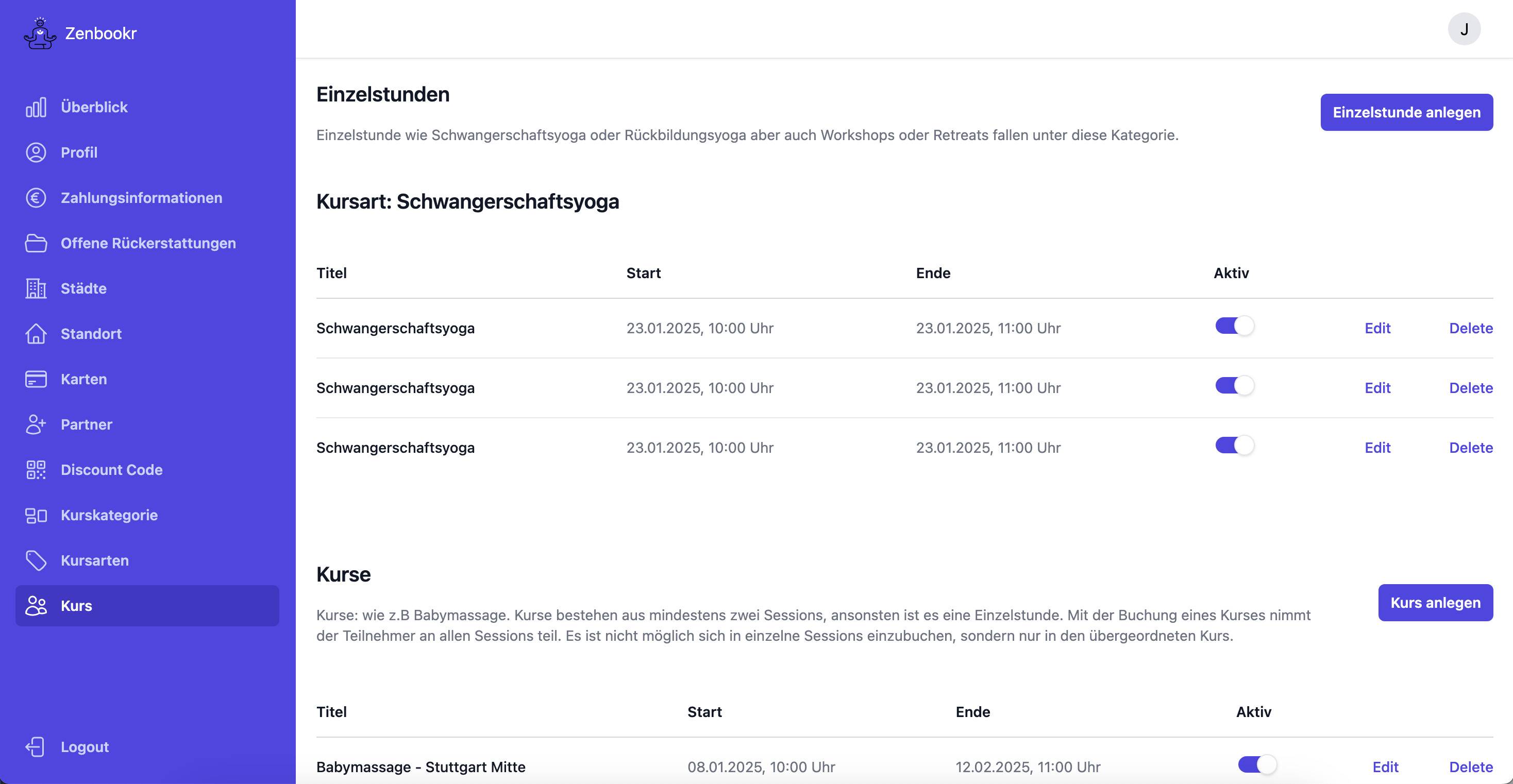 App Dashboard